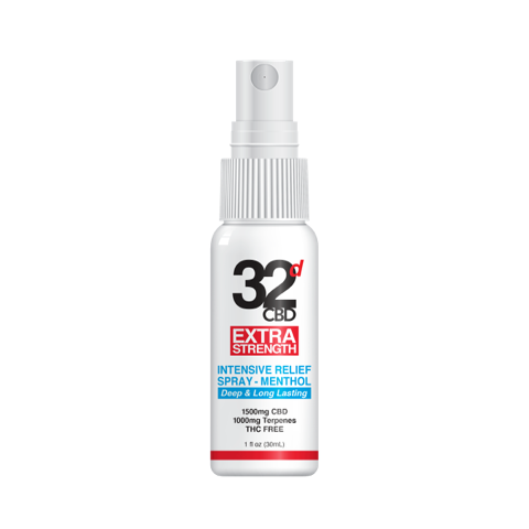 32d CBD Intensive Relief Spray Menthol